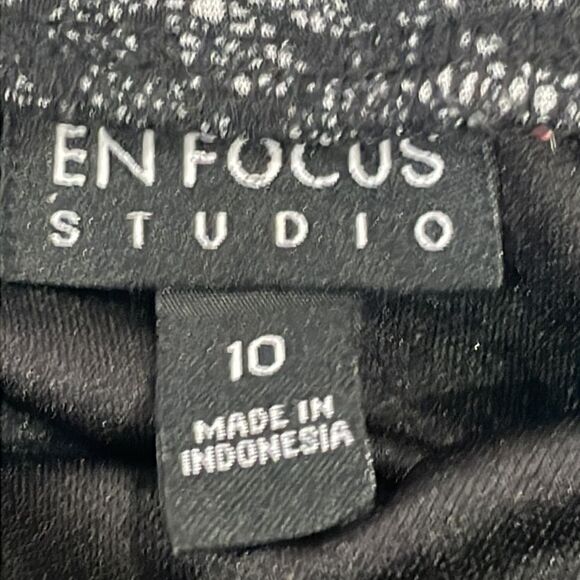 NWOT Enfocus Studio Black Sequin Dress. Size 10 M medium - Picture 7 of 8